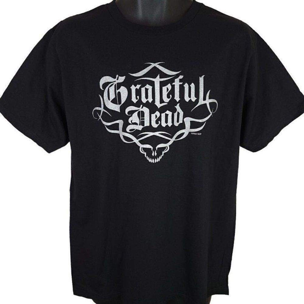 Grateful Dead T Shirt Vintage Y2K Rock And Roll Blues Music Skull Mens Large
